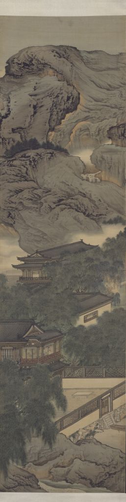 图片[7]-Picture screen of Yuanjiang with bamboo buds and pines-China Archive